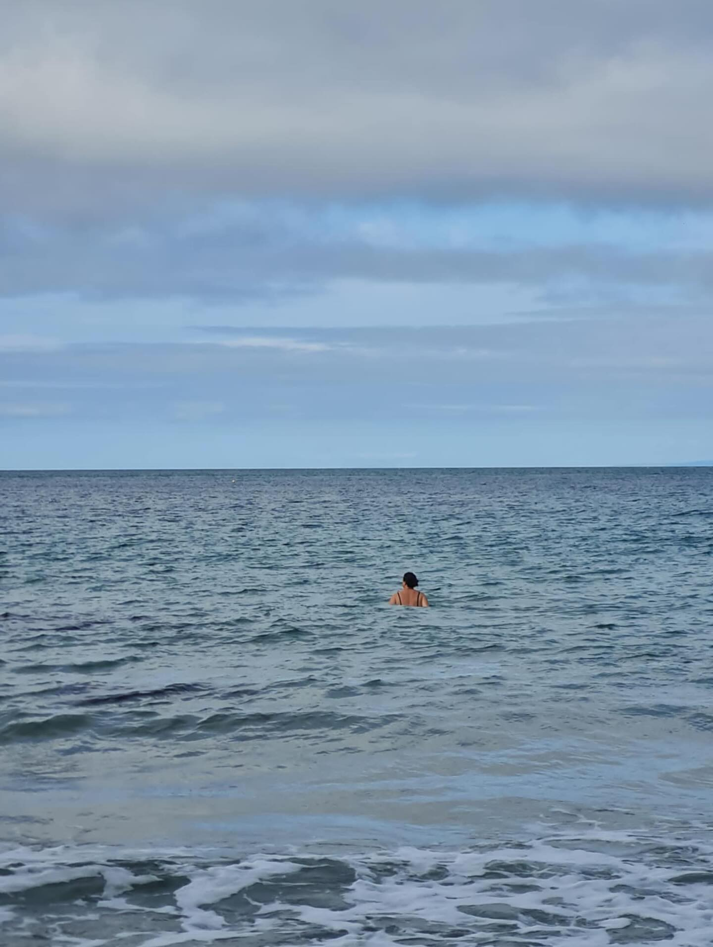 Rachael in the water