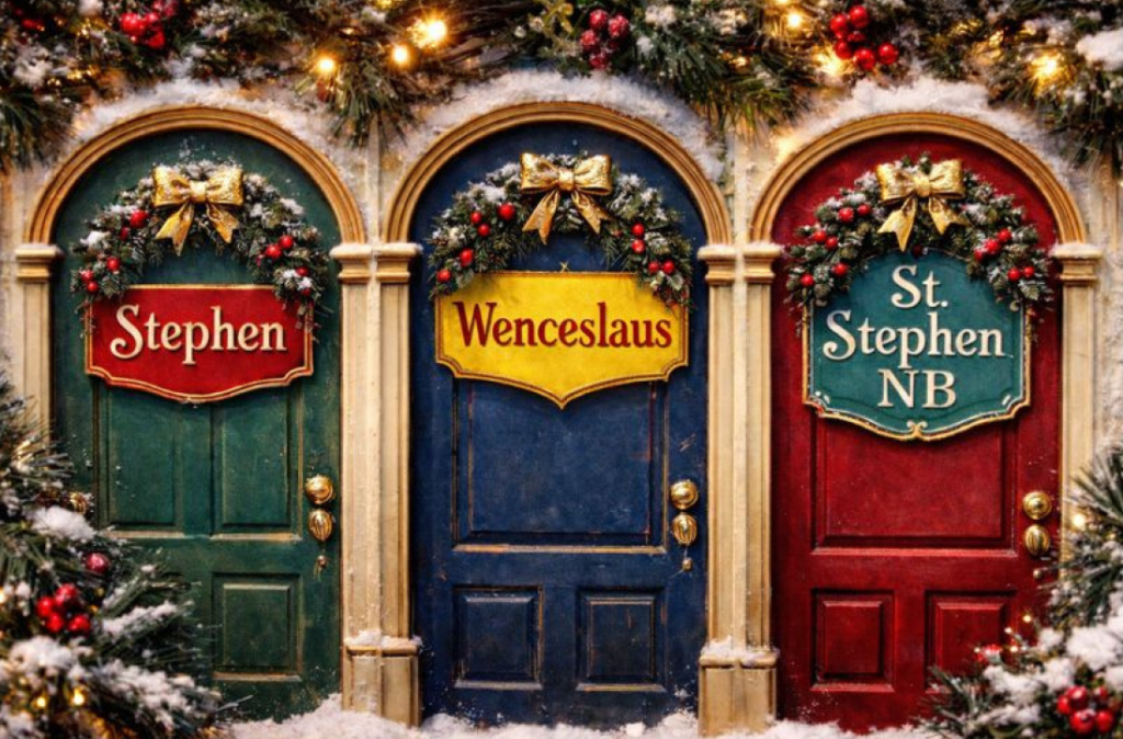Three doors - Stephen, Wenceslaus and St. Stephen