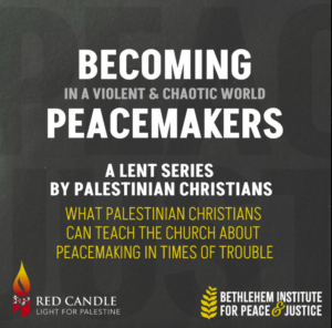 poster for "Becoming Peacemakers"
